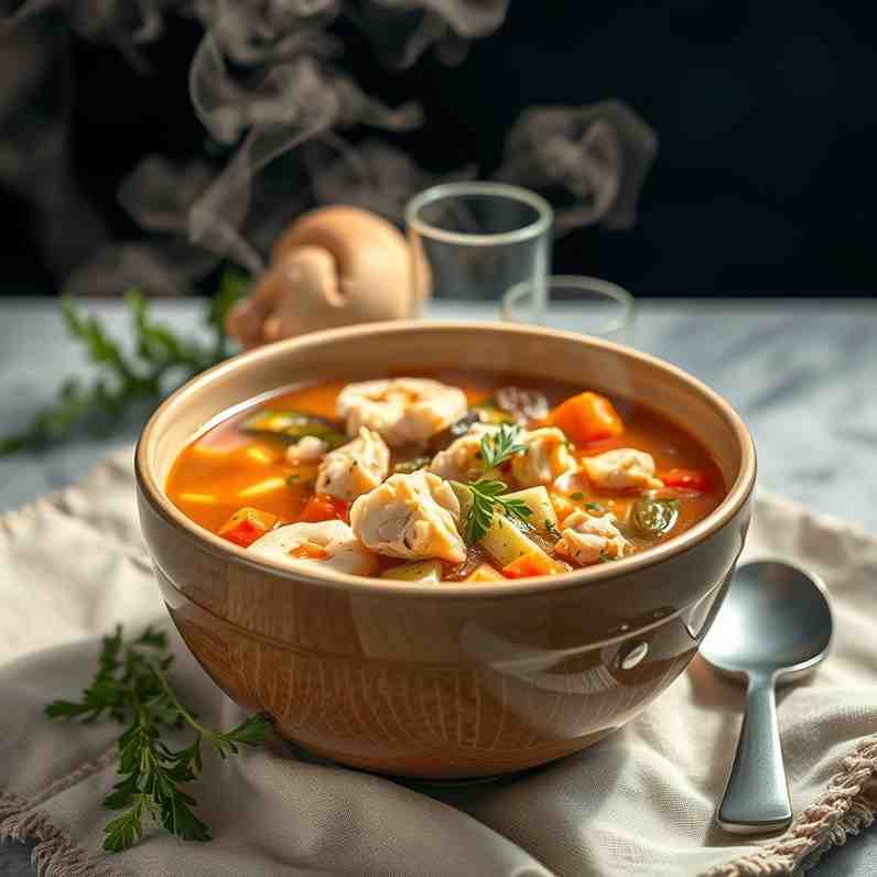 Homemade Begova Corba - Chicken Soup Recipe